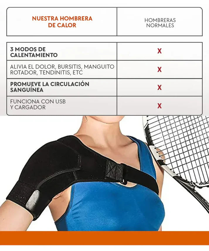 Hombrera Térmica - Calefacción y Alivio Muscular